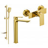 Mexen Alfa DF62 set doccia, dorato - 745714DF62-50