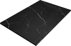 Mexen Hugo rechthoekige SMC douchebak 100 x 80 cm, zwart steen - 42758010