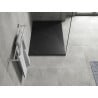 Mexen Hugo Rechteck-Duschwanne SMC 100 x 80 cm, schwarzer Stein - 42758010