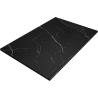Mexen Hugo rechthoekige douchebak SMC 120 x 80 cm, zwarte steen - 42758012