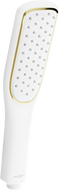 Mexen R-49 ducha de mano 1-función, blanca/dorada - 79549-25