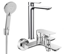 Mexen Alfa R40 conjunto de bañera, cromo - 745713R40-00