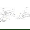 Mexen Alfa R40 Badewannenset, schwarz - 745713R40-70