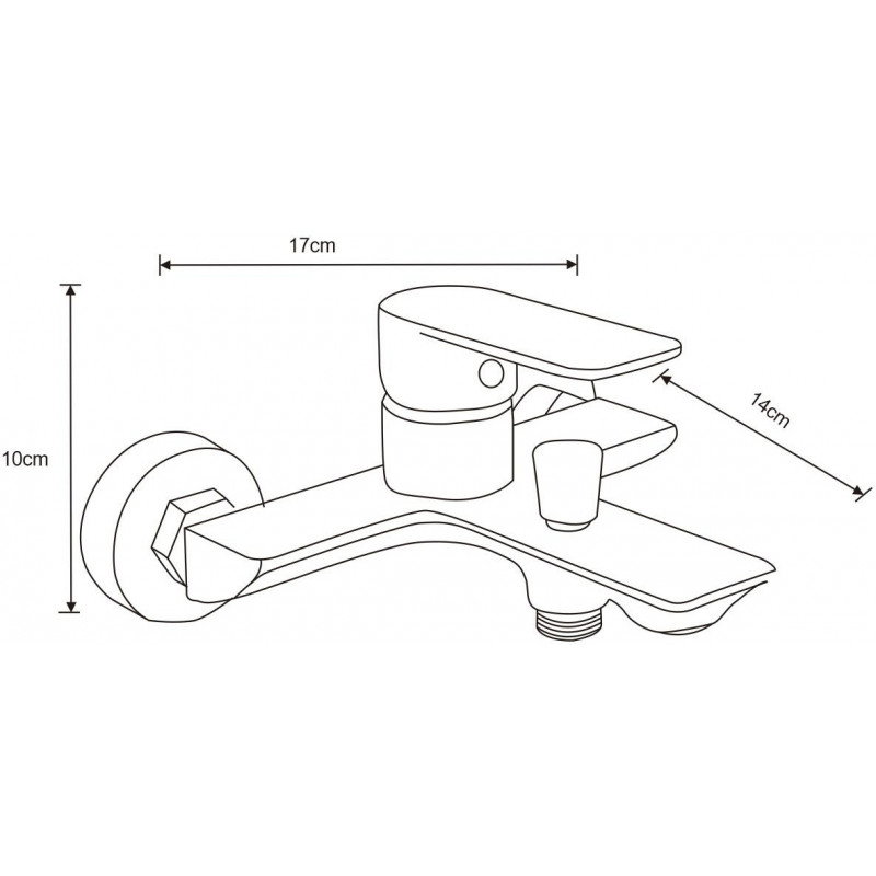 Mexen Alfa R02 σετ μπάνιου, χρυσό - 745713R02-50