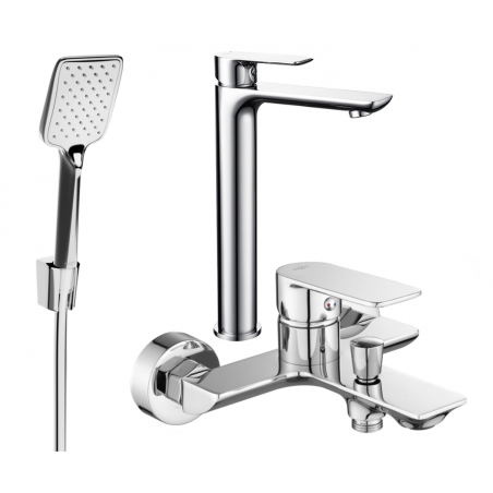 Mexen Alfa R62 vannikomplekt, kroom - 745713R62-00