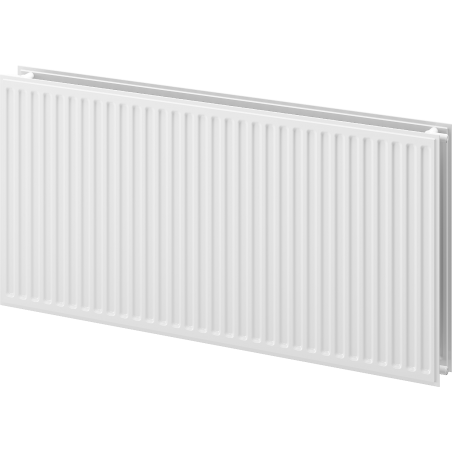 Mexen CH20 Hygiene Plattenheizkörper 400 x 1400 mm, seitliche Anschlüsse, 1113 W, weiß - W420H-040-140-00