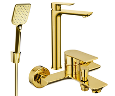 Mexen Alfa R62 ensemble de baignoire, doré - 745713R62-50