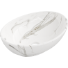 Mexen Elza umywalka nablatowa 40 x 33 cm, biała kamień - 21014082