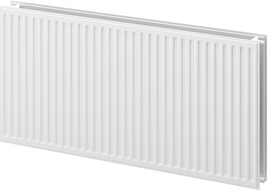 Mexen CH20 Hygienisk panelradiator 900 x 2600 mm, sidanslutning, 4005 W, vit - W420H-090-260-00