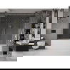 Mexen Velar Duo 2-flügelige verschiebbare Badewannenabtrennung 190 x 150 cm, transparent, gebürstet gold - 896-190-000-02-55