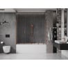 Mexen Velar Duo 2-panel sliding bath screen 190 x 150 cm, transparent, rose gold - 896-190-000-02-60