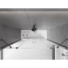 Mexen Velar Duo kahene vanniekraan, liigutatav 190 x 150 cm, läbipaistev, harjatud gun gray - 896-190-000-02-66