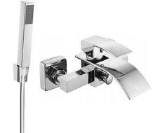 Mexen Aries R77 grifo de bañera con conjunto de ducha, cromo - 74483R77-00