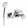 Mexen Aries R62 batteria da bagno con set doccia, cromo - 74483R62-00