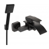 Mexen Aries R45 Badewannenarmatur mit Duschset, schwarz - 74483R45-70