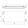 Mexen CHF20 Hygiene Flat grzejnik płytowy 600 x 1400 mm, podłączenie boczne, 1405 W, biały - W420HF-060-140-00