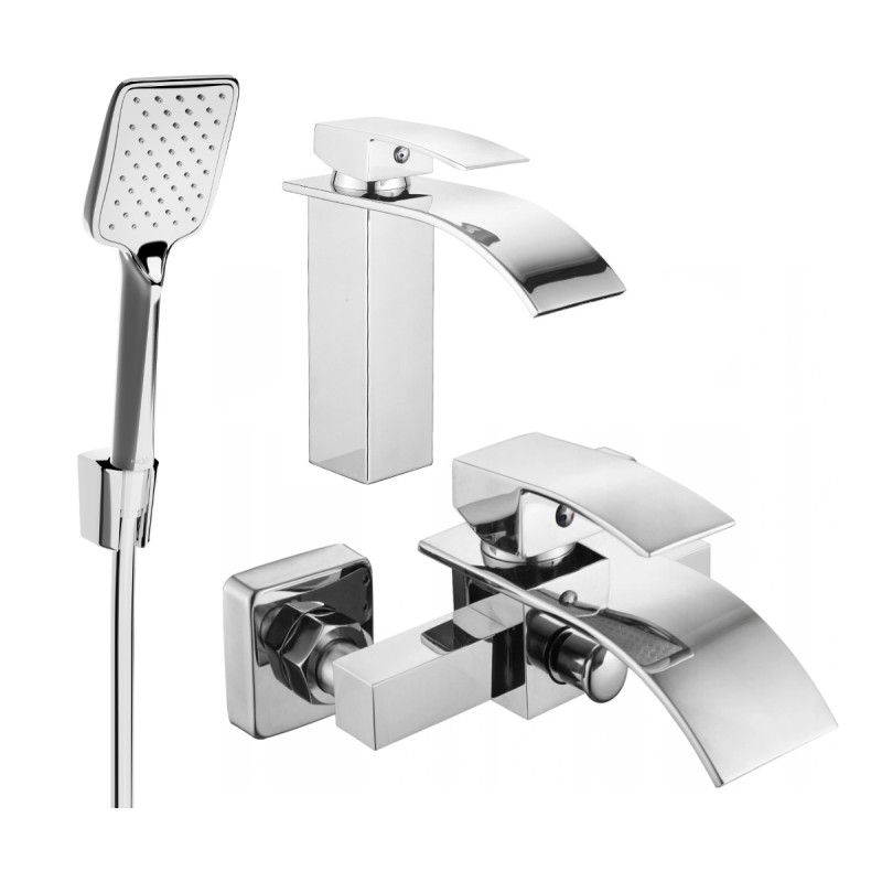 Mexen Aries R62 set za kadu, krom - 744803R62-00