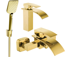 Mexen Aries R62 Buedzëmmer-Set, gëll - 744803R62-50