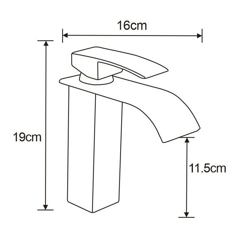 Mexen Aries R45 komplet kopalne, krom - 744803R45-00
