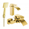 Mexen Aries R45 Badewannen-Set, Gold - 744803R45-50
