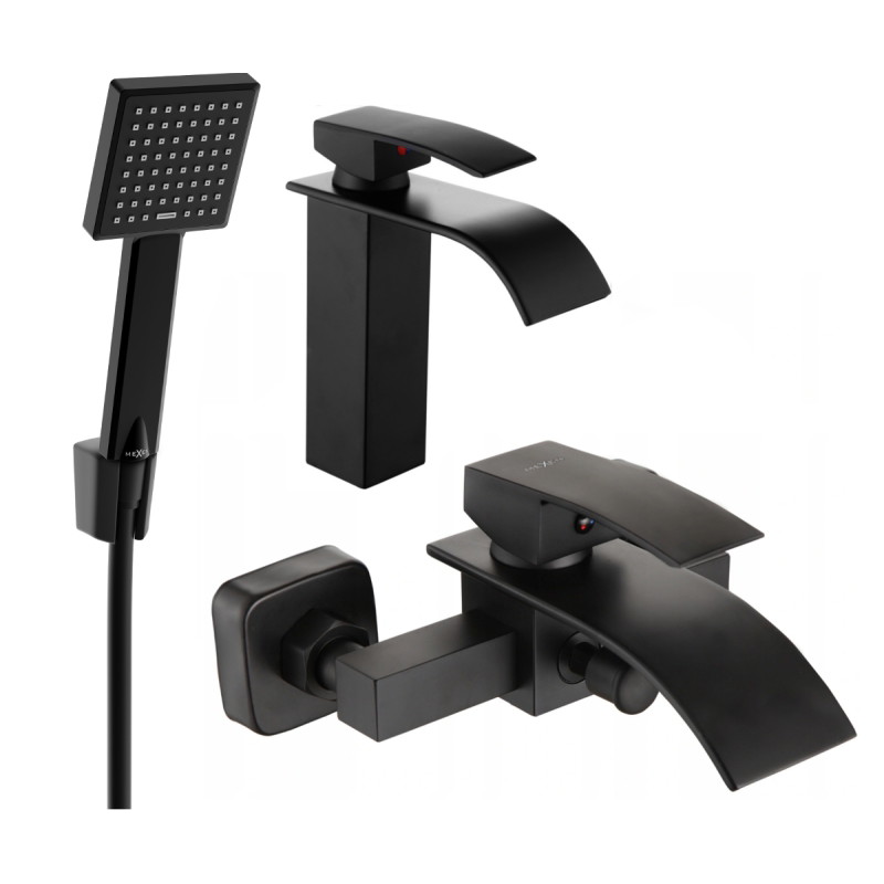 Mexen Aries R45 vannisegisti komplekt, must - 744803R45-70