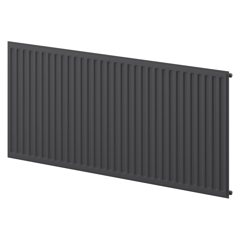 Mexen CH10 Hygiene Heizkörper platt 400 x 3000 mm, seitliche Anschlüsse, 1296 W, anthrazit - W410H-040-300-66