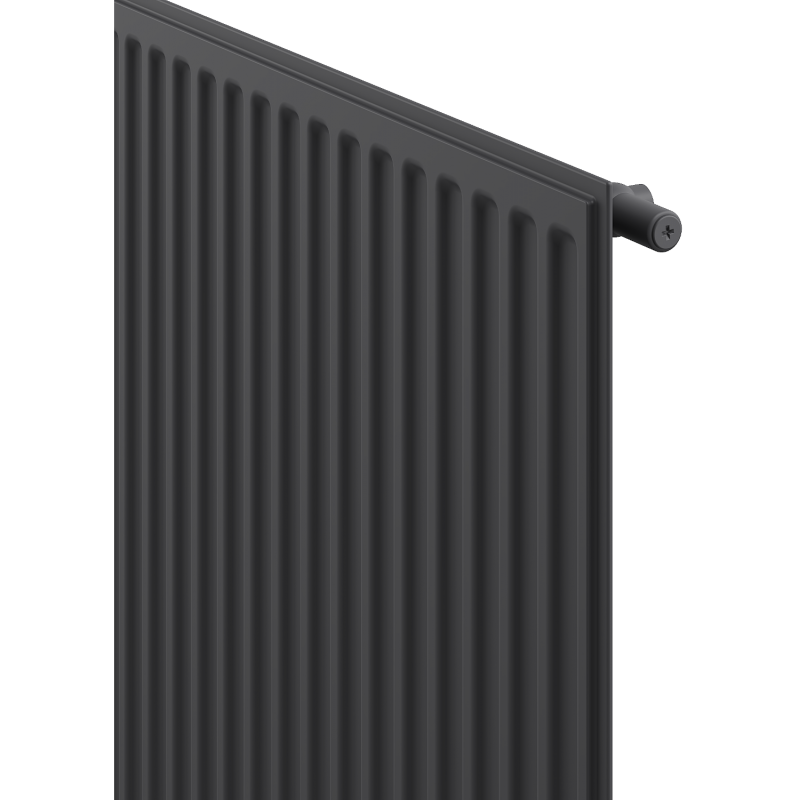 Mexen CH10 Hygiene panel radiator 500 x 2200 mm, side connection, 1165 W, anthracite - W410H-050-220-66
