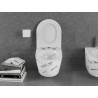Mexen Lena miska wc Rimless z deską wolnoopadającą slim, duroplast, biała kamień - 30224091