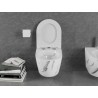 Mexen Lena miska wc Rimless z deską wolnoopadającą slim, duroplast, biała kamień - 30224092
