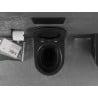 Mexen Lena miska wc Rimless z deską wolnoopadającą slim, duroplast, czarna kamień - 30224098