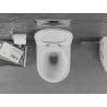 Mexen Lena miska wc Rimless z deską wolnoopadającą slim, duroplast, biała kamień terrazo - 30224096