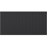 Mexen CH10 Hygiëne plaatradiator 600 x 2200 mm, zij-aansluiting, 1374 W, antraciet - W410H-060-220-66
