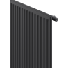 Mexen CH10 Hygiene Heizkörper 600 x 2400 mm, seitliche Anschlüsse, 1499 W, anthrazit - W410H-060-240-66
