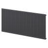 Mexen CH10 Hygiene Heizkörper 600 x 2400 mm, seitliche Anschlüsse, 1499 W, anthrazit - W410H-060-240-66