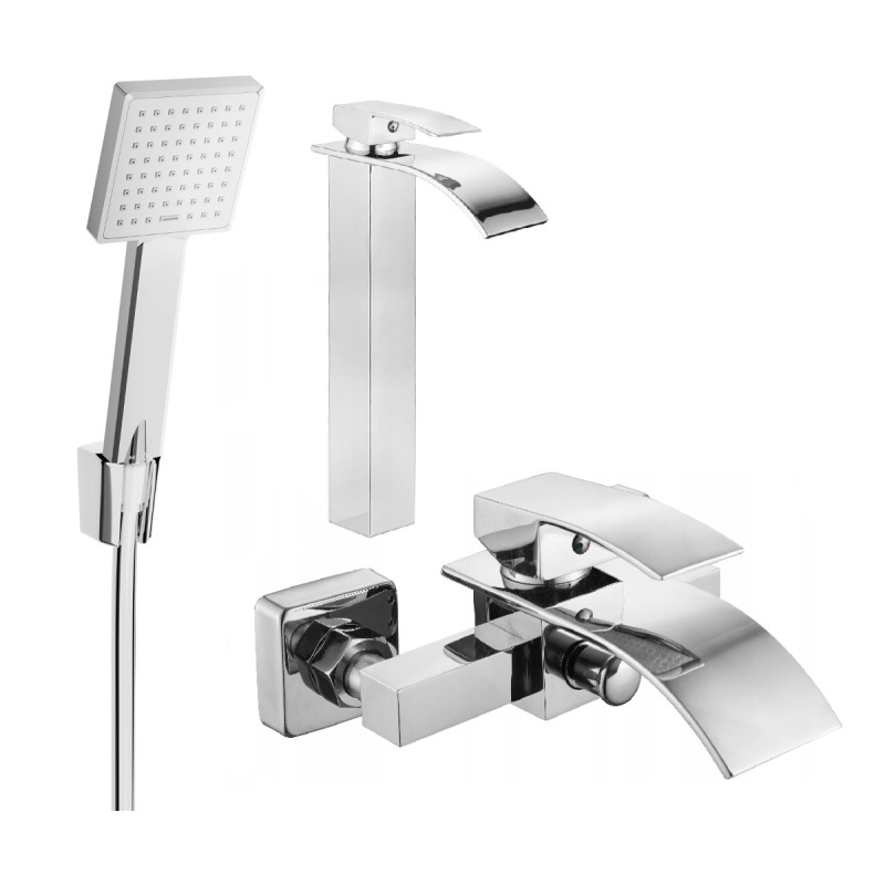 Mexen Aries R45 vannikomplekt, kroom - 744813R45-00