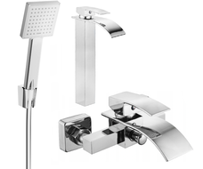 Mexen Aries R45 bath set, chrome - 744813R45-00