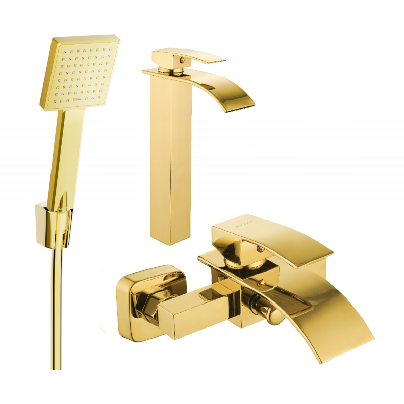 Mexen Aries R45 set bagno, oro - 744813R45-50