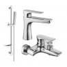 Mexen Axel DF72 Badewannen-Set, Chrom - 73803DF72-00