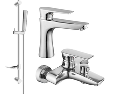 Mexen Axel DF72 vannikomplekt, kroom - 73803DF72-00