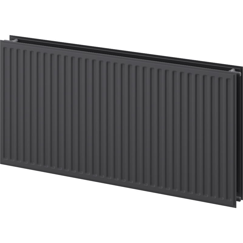 Mexen CH20 Hygiëne paneelradiator 300 x 1500 mm, zij-aansluiting, 955 W, antraciet - W420H-030-150-66