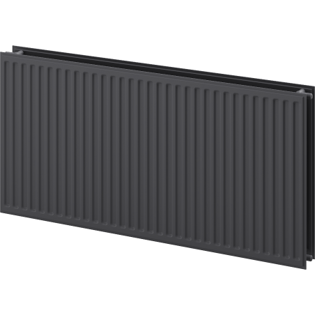 Mexen CH20 Hygiëne paneelradiator 300 x 1500 mm, zij-aansluiting, 955 W, antraciet - W420H-030-150-66