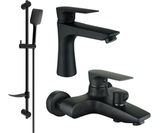 Mexen Axel DF62 conjunto de bañera, negro - 73803DF62-70