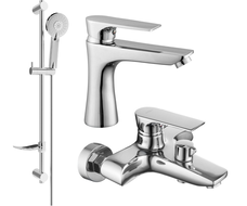 Mexen Axel DF40 set vasca da bagno, cromo - 73803DF40-00