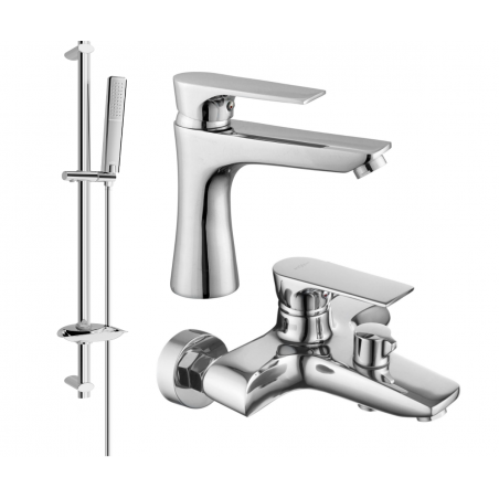Mexen Axel DB72 Badewannen-Set, Chrom - 73803DB72-00