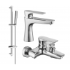 Mexen Axel DB72 vannikomplekt, kroom - 73803DB72-00