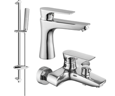 Mexen Axel DB72 vannikomplekt, kroom - 73803DB72-00