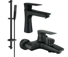 Mexen Axel DB72 set da bagno, nero - 73803DB72-70