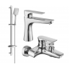 Mexen Axel DB62 Bathtub Set, Chrome - 73803DB62-00
