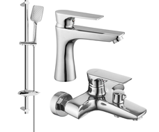 Mexen Axel DB62 vannikomplekt, kroom - 73803DB62-00