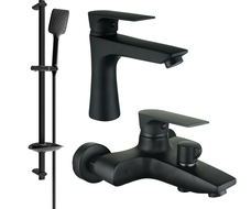 Mexen Axel DB62 conjunto de bañera, negro - 73803DB62-70